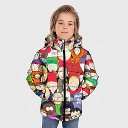 Куртка зимняя для мальчика South Park персонажи, цвет: 3D-светло-серый — фото 2