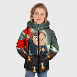 Куртка зимняя для мальчика Eric Cartman, цвет: 3D-светло-серый — фото 2