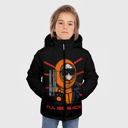 Зимняя куртка для мальчика K-800 / 3D-Красный – фото 3