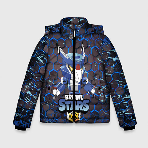 Зимняя куртка для мальчика BRAWL STARS MECHA CROW / 3D-Черный – фото 1