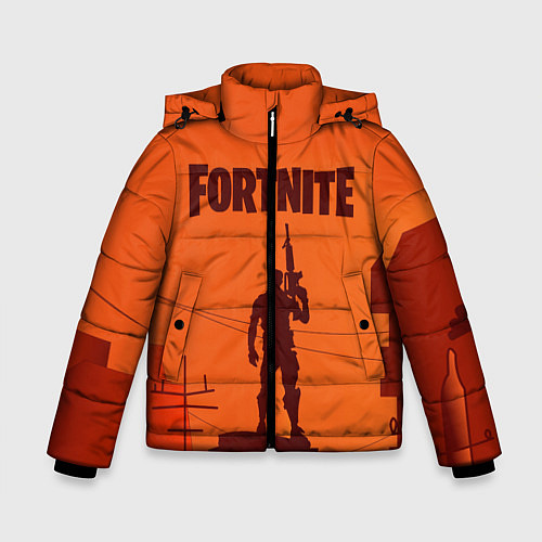 Зимняя куртка для мальчика FORTNITE / 3D-Черный – фото 1