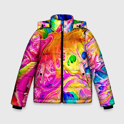 Зимняя куртка для мальчика TIE DYE / 3D-Черный – фото 1