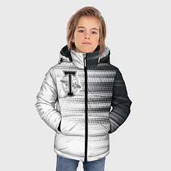 Куртка зимняя для мальчика Торпедо, цвет: 3D-черный — фото 2