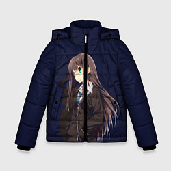 Куртка зимняя для мальчика Аниме, цвет: 3D-черный