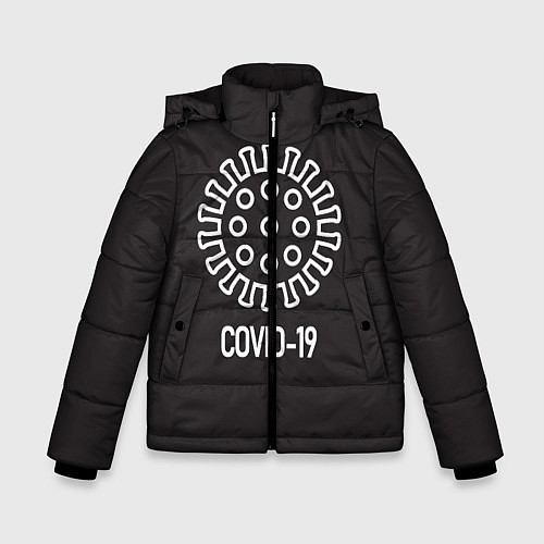 Зимняя куртка для мальчика COVID-19 / 3D-Черный – фото 1