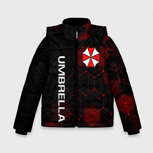 Зимняя куртка для мальчика UMBRELLA CORP / 3D-Красный – фото 1