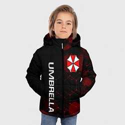 Куртка зимняя для мальчика UMBRELLA CORP, цвет: 3D-черный — фото 2