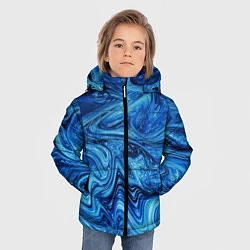 Куртка зимняя для мальчика Водоворот, цвет: 3D-черный — фото 2