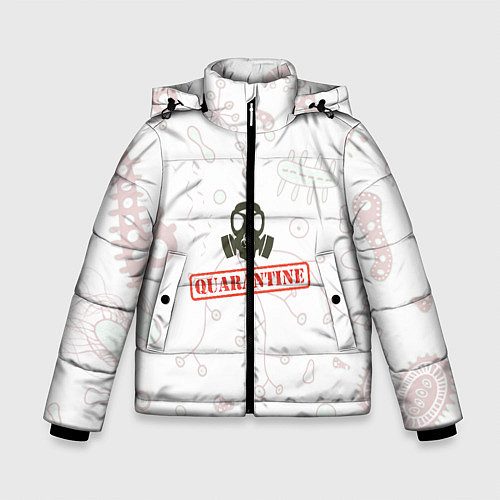 Зимняя куртка для мальчика Quarantine / 3D-Черный – фото 1