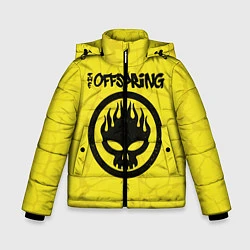 Куртка зимняя для мальчика The Offspring, цвет: 3D-черный