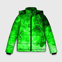 Зимняя куртка для мальчика ОГОНЬ GREEN NEON