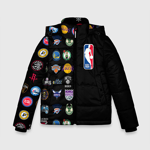 Зимняя куртка для мальчика NBA Team Logos 2 / 3D-Черный – фото 1