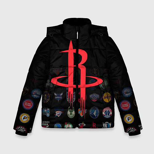 Зимняя куртка для мальчика Houston Rockets 2 / 3D-Черный – фото 1