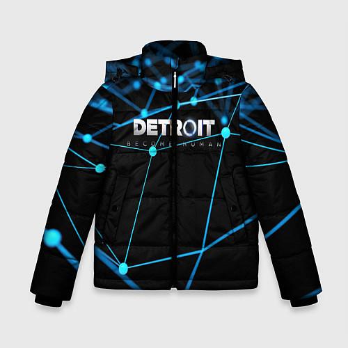 Зимняя куртка для мальчика Detroit:Become Human / 3D-Черный – фото 1