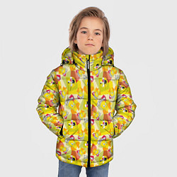 Куртка зимняя для мальчика Looney Tunes, цвет: 3D-светло-серый — фото 2