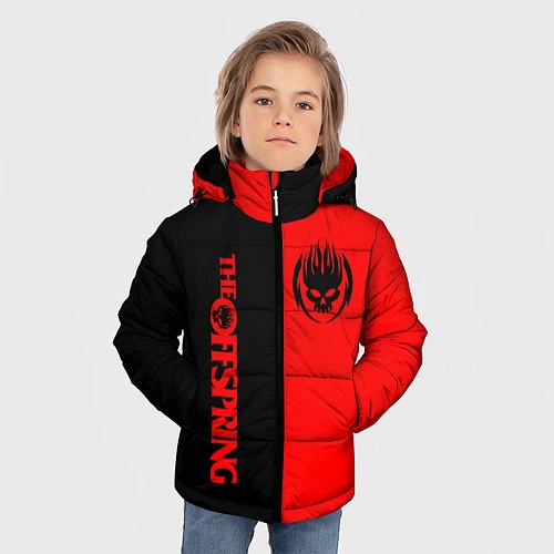 Зимняя куртка для мальчика THE OFFSPRING / 3D-Красный – фото 3