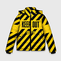 Куртка зимняя для мальчика Keep out, цвет: 3D-черный