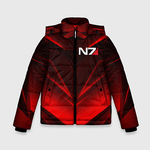 Зимняя куртка для мальчика MASS EFFECT N7 / 3D-Черный – фото 1
