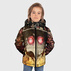 Куртка зимняя для мальчика Чумной доктор Мор, цвет: 3D-красный — фото 2
