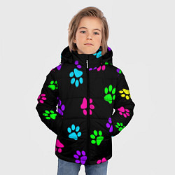 Куртка зимняя для мальчика ЛАПКИ, цвет: 3D-светло-серый — фото 2