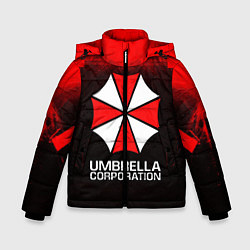 Куртка зимняя для мальчика UMBRELLA CORP, цвет: 3D-черный