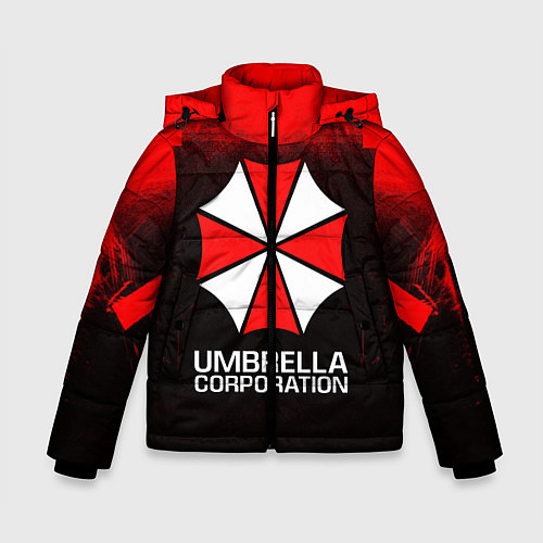 Зимняя куртка для мальчика UMBRELLA CORP / 3D-Черный – фото 1