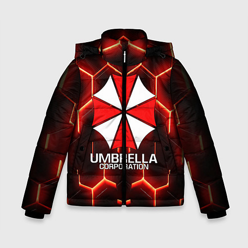 Зимняя куртка для мальчика UMBRELLA CORP / 3D-Светло-серый – фото 1