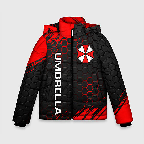 Зимняя куртка для мальчика UMBRELLA CORP / 3D-Красный – фото 1