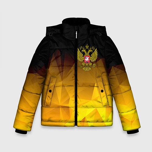 Зимняя куртка для мальчика РОССИЯ / 3D-Черный – фото 1