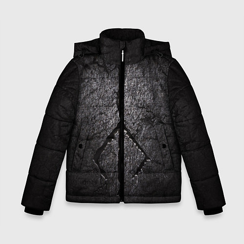 Зимняя куртка для мальчика BLOODBORNE HUNTER / 3D-Черный – фото 1