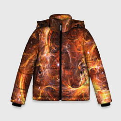 Куртка зимняя для мальчика КОСМОС, цвет: 3D-светло-серый