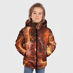 Куртка зимняя для мальчика КОСМОС, цвет: 3D-светло-серый — фото 2