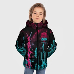 Куртка зимняя для мальчика CYBERPUNK, цвет: 3D-черный — фото 2