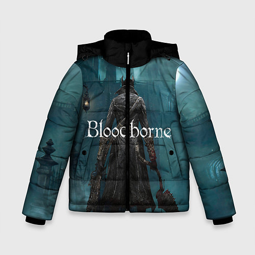 Зимняя куртка для мальчика Bloodborne / 3D-Черный – фото 1