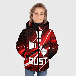 Куртка зимняя для мальчика RUST, цвет: 3D-черный — фото 2
