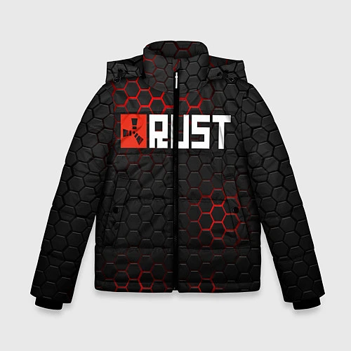 Зимняя куртка для мальчика RUST / 3D-Черный – фото 1
