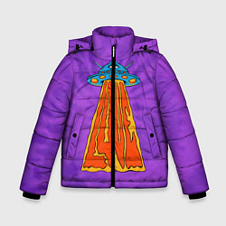 Куртка зимняя для мальчика Vibes of Love, цвет: 3D-черный