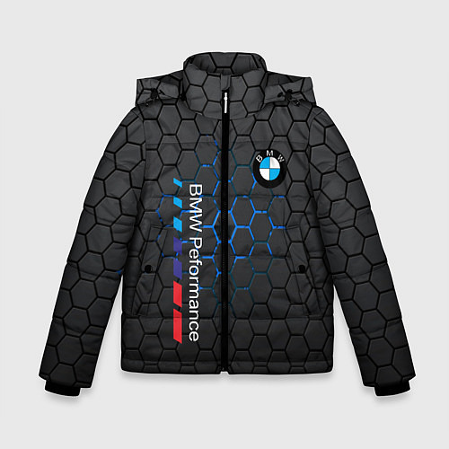 Зимняя куртка для мальчика BMW / 3D-Светло-серый – фото 1