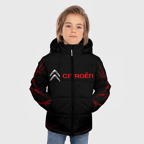 Зимняя куртка для мальчика CITROЁN / 3D-Красный – фото 3