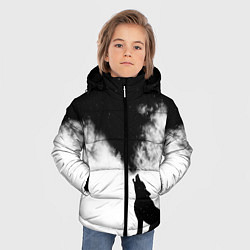 Куртка зимняя для мальчика Galaxy wolf, цвет: 3D-красный — фото 2