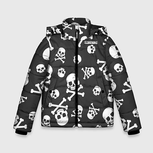 Зимняя куртка для мальчика Scorpions / 3D-Черный – фото 1