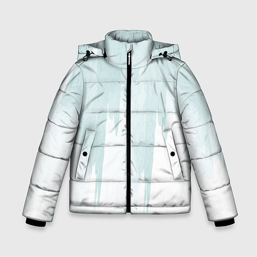 Зимняя куртка для мальчика Арт абстракция / 3D-Черный – фото 1