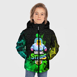 Куртка зимняя для мальчика Sprout Brawl Stars, цвет: 3D-черный — фото 2