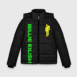 Куртка зимняя для мальчика BILLIE EILISH CARBON, цвет: 3D-черный