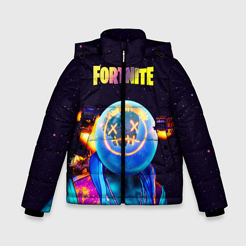 Зимняя куртка для мальчика Astro Jack Fortnite / 3D-Черный – фото 1