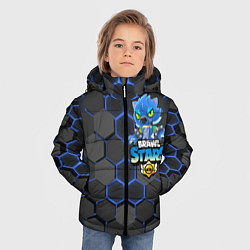 Куртка зимняя для мальчика Leon Wolf, цвет: 3D-светло-серый — фото 2