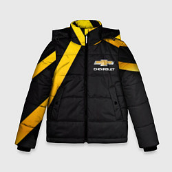 Куртка зимняя для мальчика CHEVROLET, цвет: 3D-черный