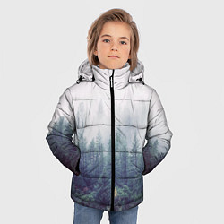 Куртка зимняя для мальчика Сибирский лес, цвет: 3D-черный — фото 2