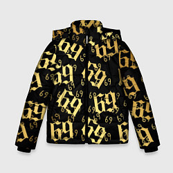 Куртка зимняя для мальчика 6ix9ine Gold, цвет: 3D-черный