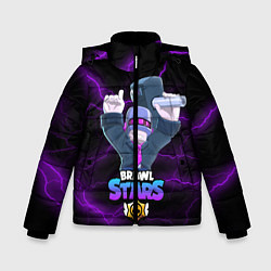 Куртка зимняя для мальчика BRAWL STARS DJ FRANK, цвет: 3D-черный